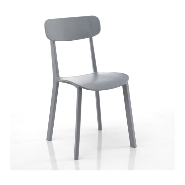Sada 4 šedých jídelních židlí Tomasucci Mara