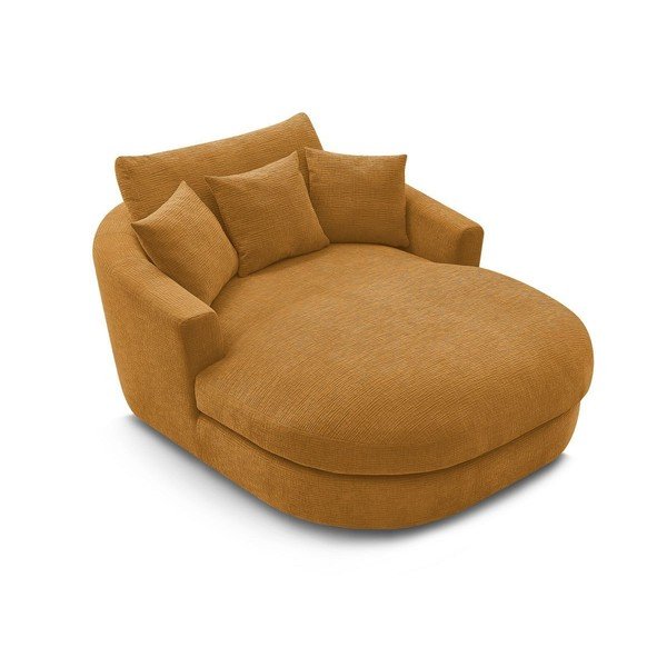 Žluté žinylkové křeslo Belem – Bobochic Paris-image-4