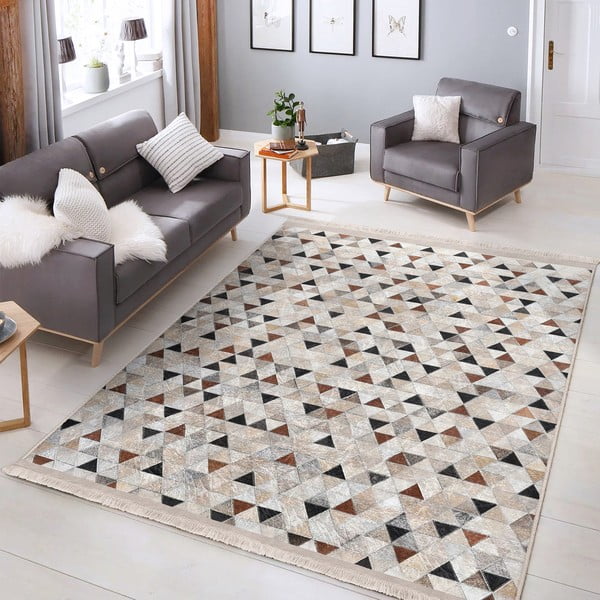 Šedo-béžový koberec 160x230 cm – Mila Home-image-4