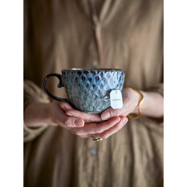 Šedé keramické šálky v sadě 4 ks 365 ml Katrina – Bloomingville-image-2