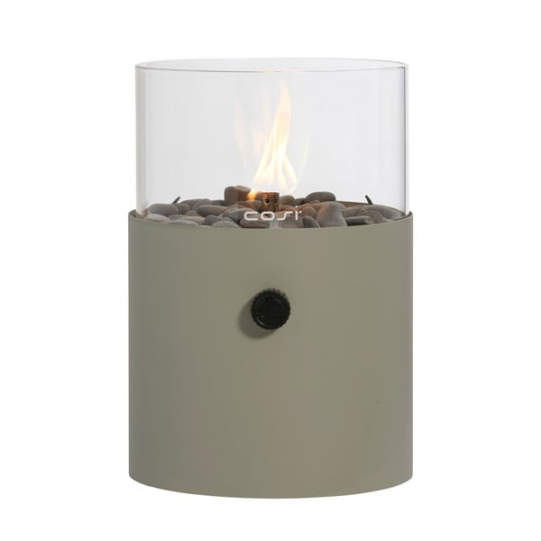Olivová plynová lampa COSI XL, výška 31 cm