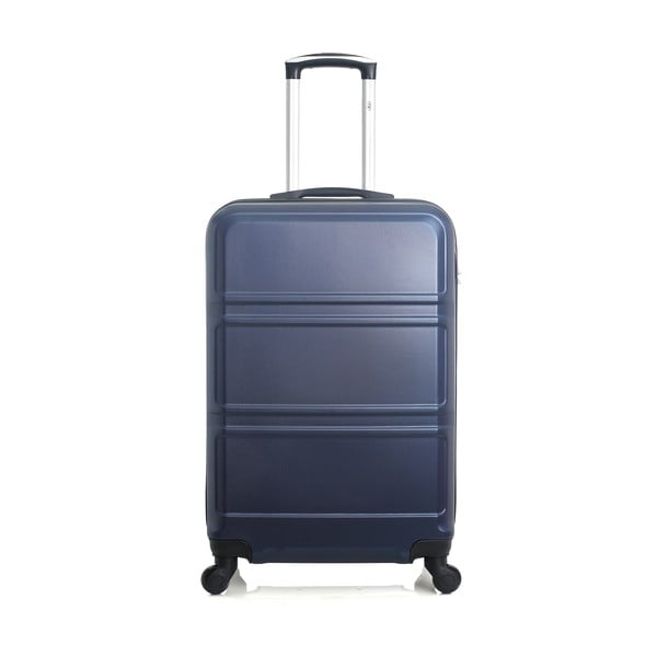 Modrý cestovní kufr na kolečkách Hero Utah, 37 l
