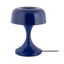 Modrá kovová stolní lampa (výška 20 cm) Moda Retro – Leitmotiv
