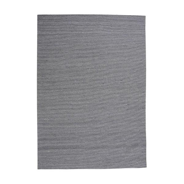 Vlněný koberec Casa Black/White, 160x230 cm