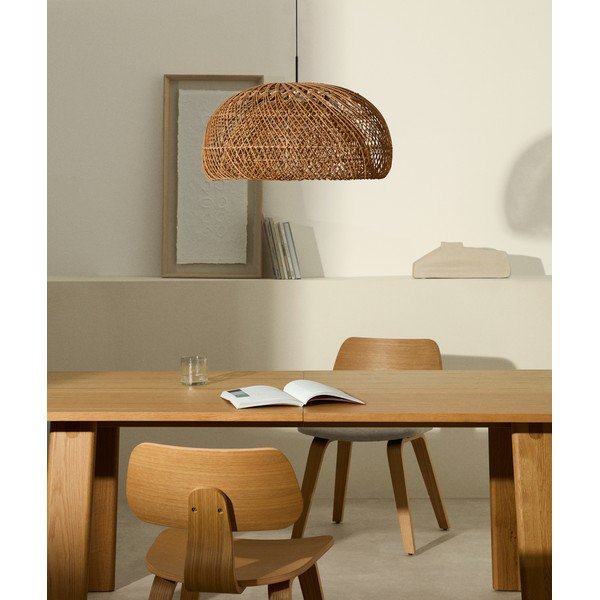 Ratanové stínidlo v přírodní barvě ø 60 cm Isora – Kave Home-image-1