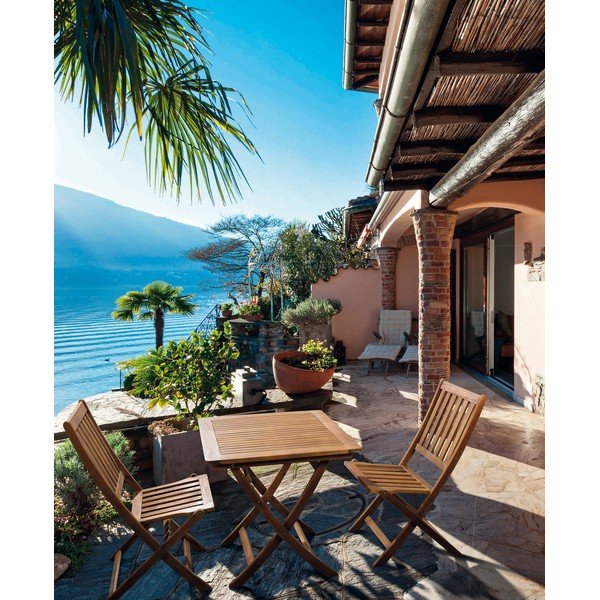 Zahradní stolek z masivu akácie 70x70 cm Noemi – Bizzotto-image-2