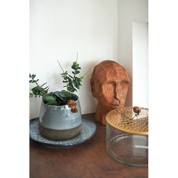 Skleněná váza A Simple Mess Kassandra Brass, ⌀ 20,5 cm-image-1