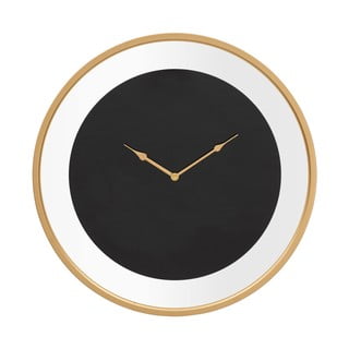 Černé nástěnné hodiny Mauro Ferretti Fashion, ø 60 cm