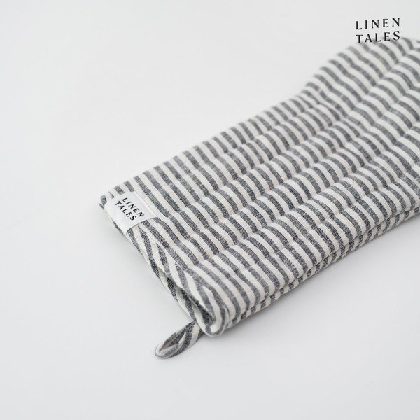 Lněná chňapka Thin Black Stripes – Linen Tales-image-3