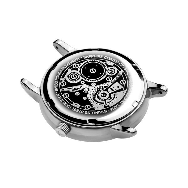 Pánské hodinky s hnědým páskem z pravé kůže Walter Bach Marrio-image-2