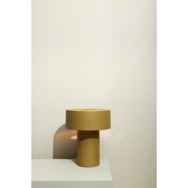 Khaki stolní lampa (výška 37 cm) Aki – Hübsch-image-4