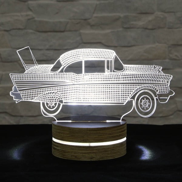 3D stolní lampa Car