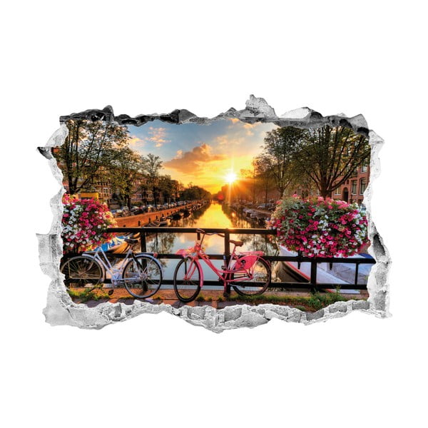 3D samolepka na zeď Ambiance Sunrise over Amsterdam-image-1