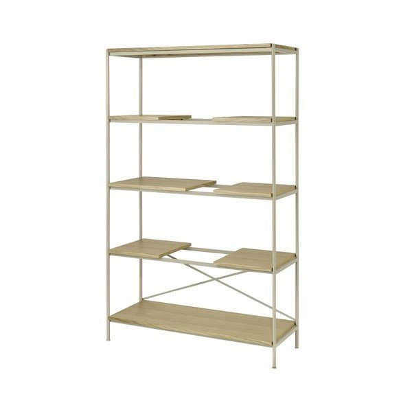 Regál v dekoru dubu v přírodní barvě 105x170x40 cm Sukoya – Blomus-image-2