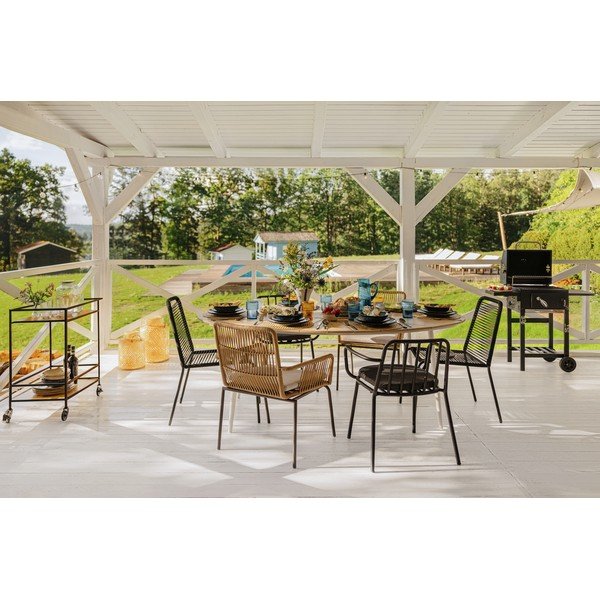 Černá zahradní židle Bonami Essentials Kai-image-1