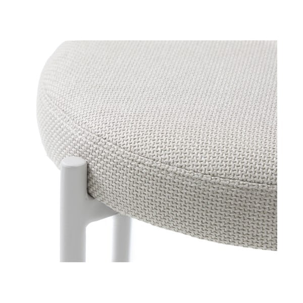 Krémová kovová stolička Pelican – Unique Furniture-image-1