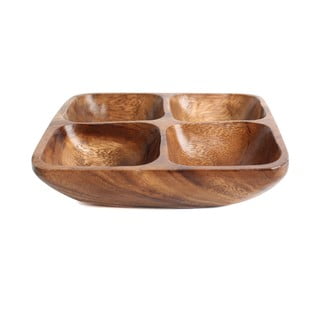 Hnědá dřevěná servírovací mísa Kora – Premier Housewares