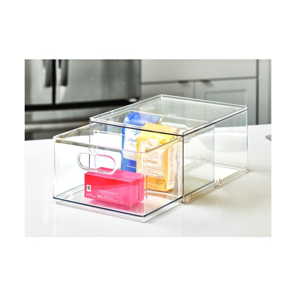Transparentní úložný box iDesign The Home Edit, 34 x 25,3 cm-image-4