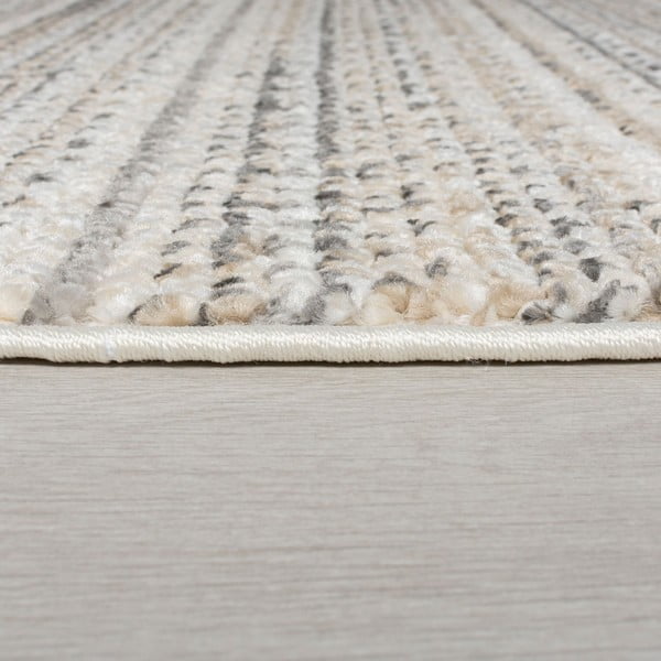 Béžový kulatý koberec 140x140 cm Camino – Flair Rugs-image-4