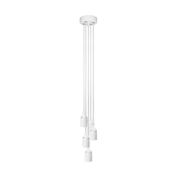 Bílé závěsné svítidlo s 5 kabely Bulb Attack Uno Basic Unit