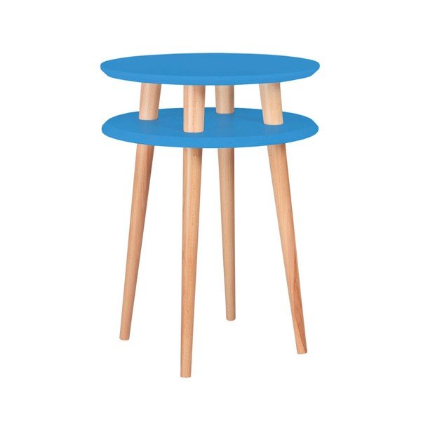 Modrý odkládací stolek Ragaba Ufo, ⌀ 45 cm