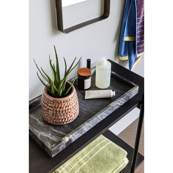 Sada 2 černých mramorových táců Hübsch Nena-image-1