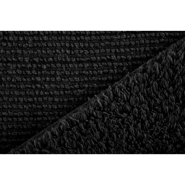 Černá koupelnová předložka 50x45 cm Riva - Tiseco Home Studio-image-1