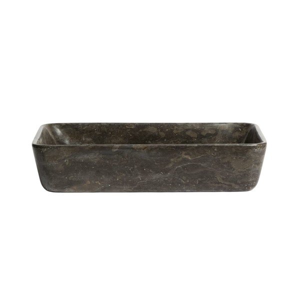 Šedé kamenné umyvadlo 55x35 cm Darnen – Kave Home