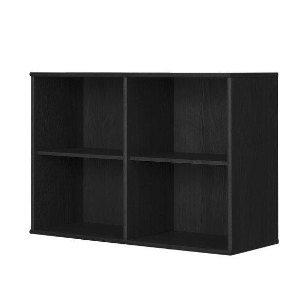Černá závěsná knihovna v dekoru jasanu 89x61 cm Mistral – Hammel Furniture-image-1