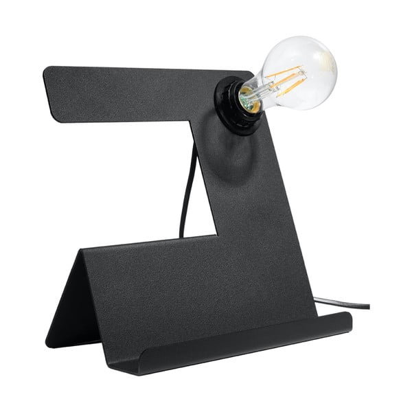 Černá stolní lampa (výška 24 cm) Gabriel – Nice Lamps