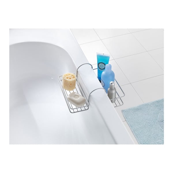 Oboustranná polička k zavěšení do vany Metaltex Oasis-image-1