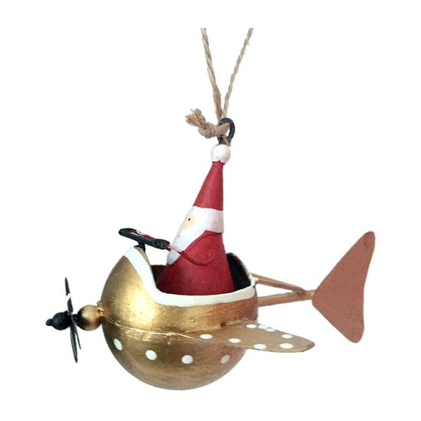 Vánoční závěsná ozdoba G-Bork Santa in Fly