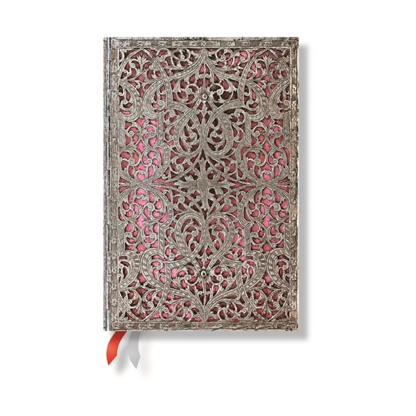 Diář pro rok 2015 Blush Pink 10x14 cm, horizontální výpis dnů