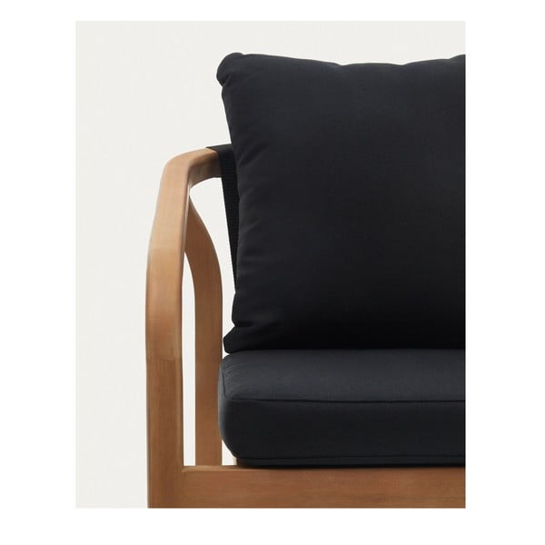 Jídelní židle v černo-přírodní barvě v sadě 4 ks Malaret – Kave Home-image-3