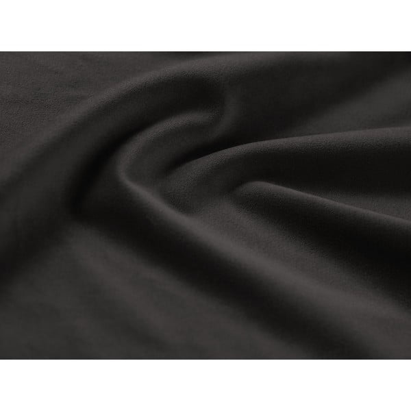 Tmavě šedá sametová podnožka Kyoto – Cosmopolitan Design-image-4