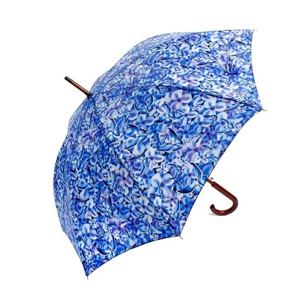 Modrý deštník Ambiance Blue Patchwork