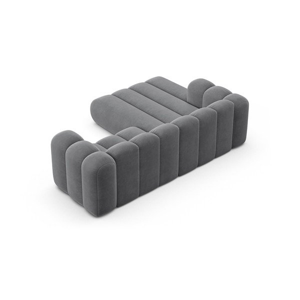 Světle šedá rohová pohovka (levý roh) Lupine – Micadoni Home-image-3