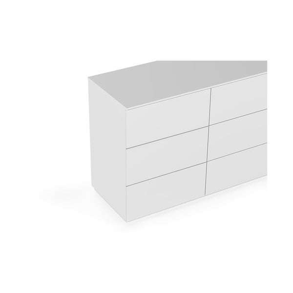 Bílá komoda s šuplíky TemaHome Join, 120 x 84 cm-image-4