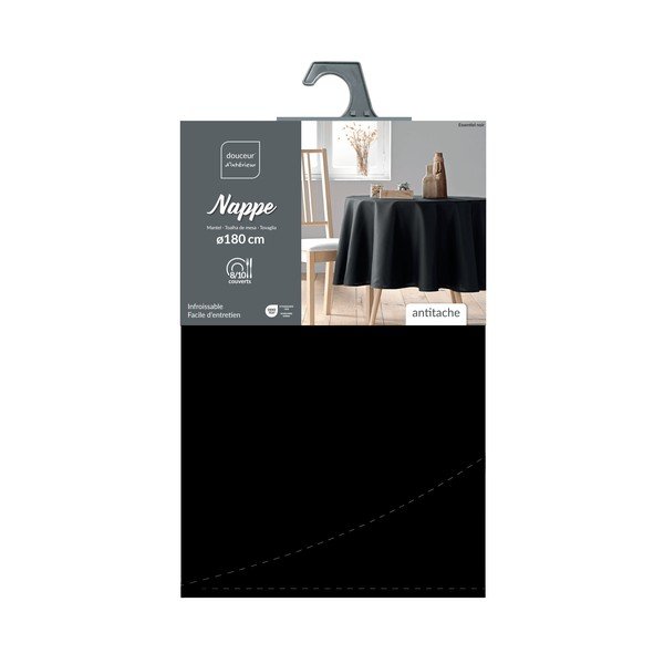 Pratelný ubrus ø 180 cm Essentiel – douceur d'intérieur-image-2