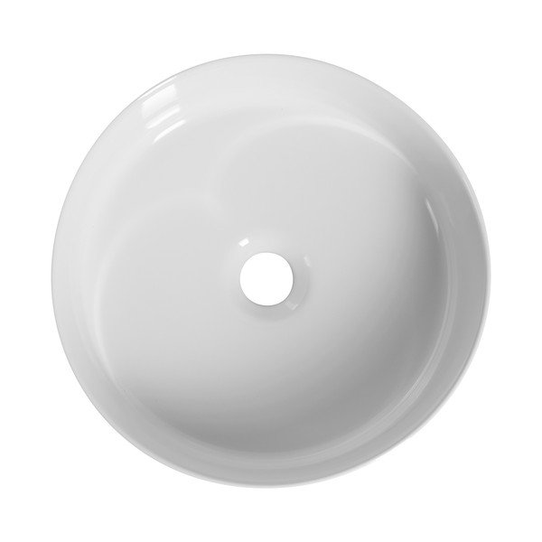 Bílé keramické kulaté umyvadlo ø 36 cm Ion – Sapho-image-1