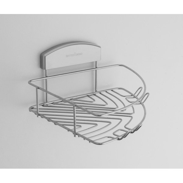 Rohový stojan na sprchové gely bez nutnosti vrtání Compactor Gel, 23x24 cm-image-2