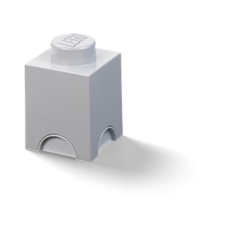 Dětský šedý úložný box LEGO® Cuboid