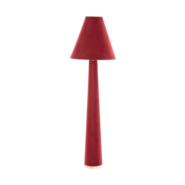 Červená stojací lampa s textilním stínidlem (výška 168 cm) Devia – Light & Living