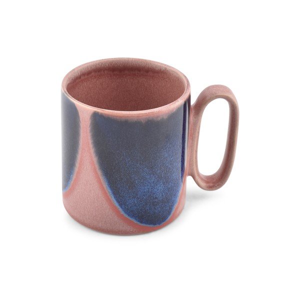 Modrý/růžový kameninový hrnek 390 ml Paint – Salt&Pepper-image-2