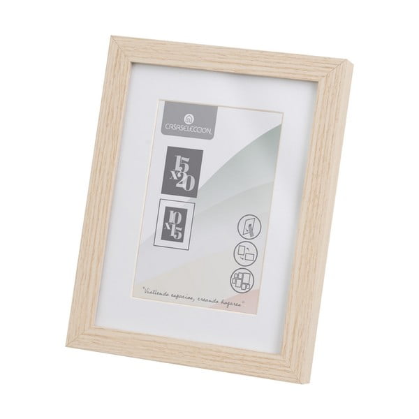 Stojací/na zeď rámeček v přírodní barvě 17,5x22,5 cm Sencillo – Casa Selección