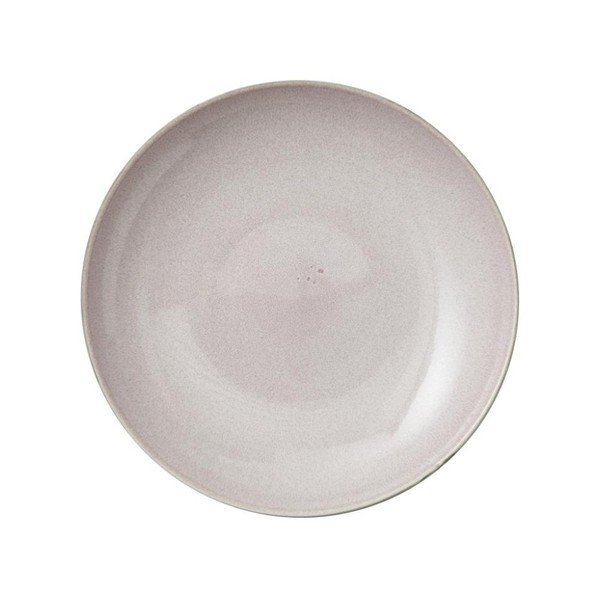 Šedá kameninová servírovací mísa s vnitřní glazurou v růžové barvě Bitz Mensa, průměr 40 cm-image-4