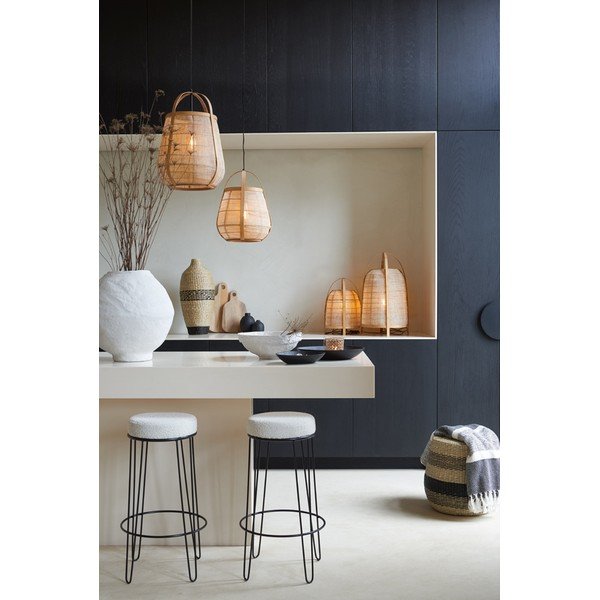 Stolní lampa v přírodní barvě (výška 42 cm) Jacinto – Light & Living-image-1