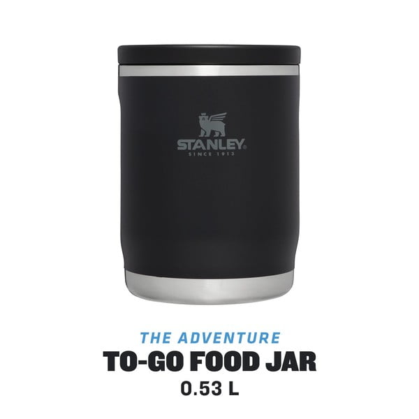 Černá termoska na jídlo z nerezové oceli 530 ml Adventure To-Go  Black – Stanley-image-4
