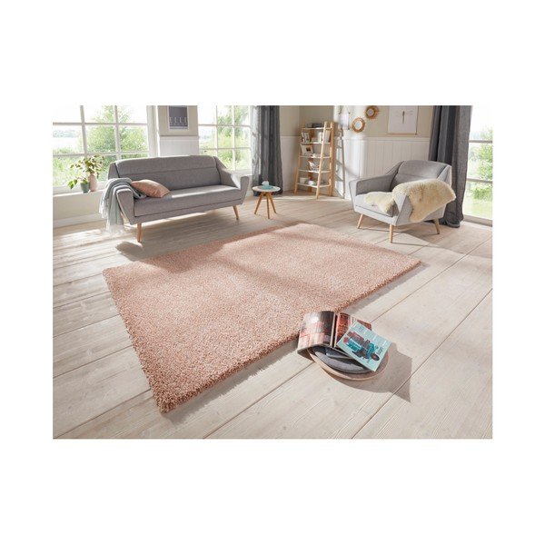Růžový koberec Elle Decoration Passion Orly, 200 x 290 cm-image-1