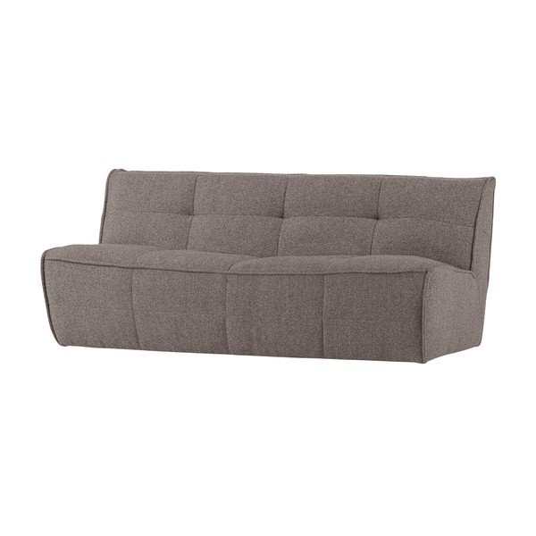 Hnědá pohovka z textilie bouclé 204 cm Cluster – vtwonen-image-2